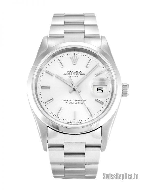 Rolex Oyster Perpetual Date 15200 Unisex Automatic 34 MM-1