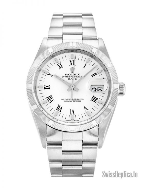 Rolex Oyster Perpetual Date 15210 Unisex Automatic 34 MM-1